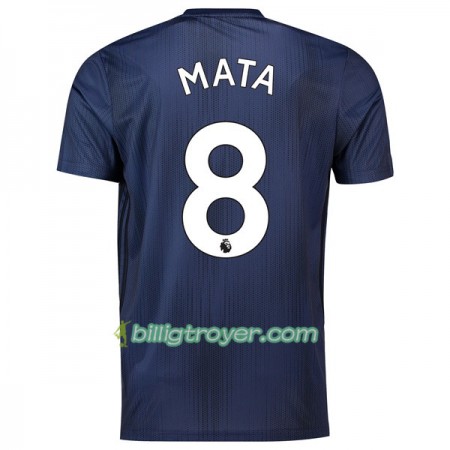 Billige Fotballdrakter Manchester United Mata 8 2018/19 Tredjedraktsett Kortermet